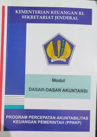 Image of MODUL - DASAR DASAR AKUNTANSI