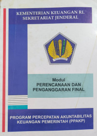 Image of MODUL - PERENCANAAN DAN PENGANGGARAN FINAL