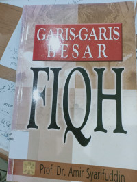 Image of Garis-garis besar fiqh / Amir Syarifuddin [Penulis]