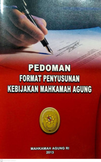 Image of Pedoman format penyusunan kebijakan Mahkamah Agung