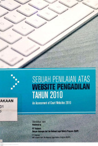 Image of Sebuah penilaian atas website pengadilan tahun 2010 = as assessment of court website 2010