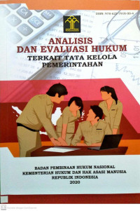 Image of Analisis dan evaluasi hukum terkait tata kelola pemerintahan