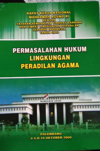 Image of Permasalahan Hukum Lingkungan Peradilan Agama