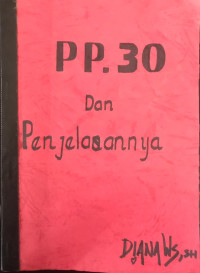 Image of PP 30 Dan Penjelasannya