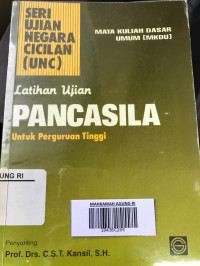 Image of Latihan Ujian Negara: MKDU Pancasila