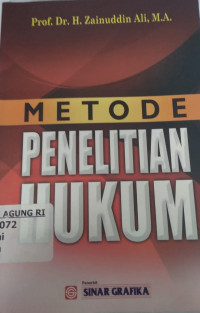 Image of Metode penelitian hukum