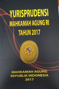 Image of Yurisprudensi Mahkamah Agung RI Tahun 2017