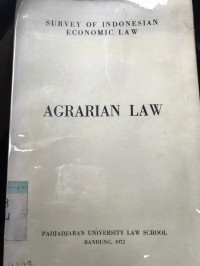 Image of Agrarian Law