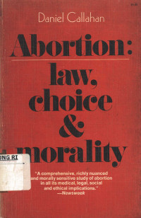 Image of Abortion: law, choice and morality