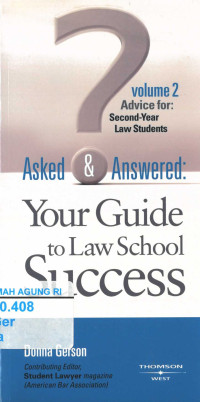 Image of Asked and Answered : Your Guide to Law School Success