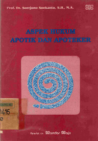 Image of Aspek Hukum Apotik Dan Apoteker