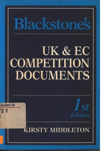 Image of Blackstone's Uk & Ec Competition Documents