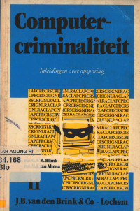 Image of Computer criminaliteit : inleiding over opsporing