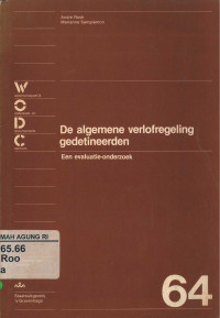 Image of De algemene verlofregeling gedetineerden