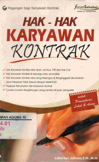 Image of Hak - Hak Karyawan Kontrak