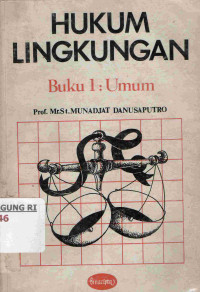 Image of Hukum lingkungan Buku I : Umum