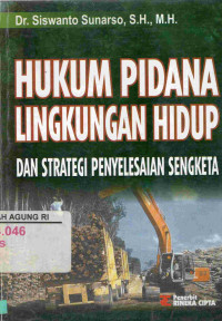 Image of Hukum Pidana Lingkungan Hidup