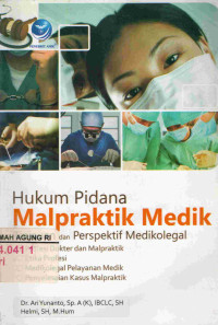 Image of Hukum pidana malpraktik medik