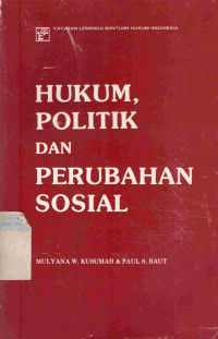 Image of Hukum, Politik Dan Perubahan sosial