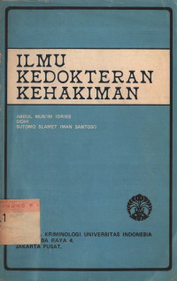 Image of Ilmu kedokteran kehakiman