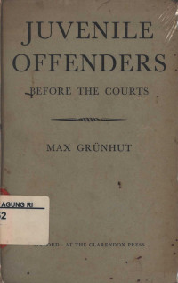 Image of Juvenile offenders before the courts