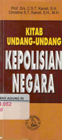 Image of Kitab Undang - Undang Kepolisian Negara