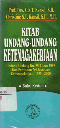 Image of Kitab Undang-Undang Ketenagakerjaan