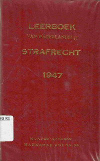 Image of Leerboek van nederlandsch strafrecht