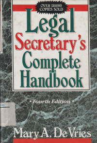 Image of Legal Secretary's Complete Handbook