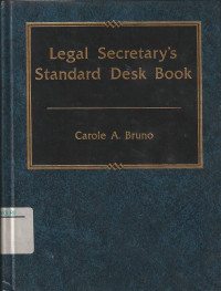 Image of Legal Secretarys Standard Desk Book