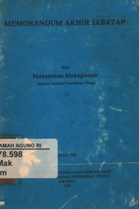 Image of Memorandum Akhir Jabatan