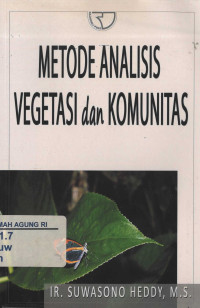 Image of Metode analisis vegetasi dan komunitas