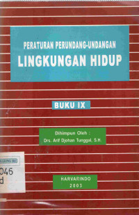 Image of Peraturan Perundang-undangan Lingkungan Hidup