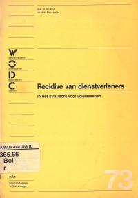 Image of Recidive van dienstverleners