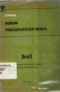 Image of Seminar Hukum Pengangkutan Udara