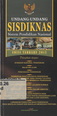 Image of Undang-Undang Sistem Pendidikan Nasional