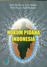 Image of Pengantar Dalam Hukum Pidana Indonesia