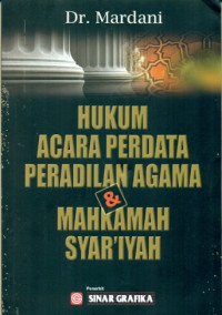 Image of Hukum Acara Perdata Peradilan Agaman & Mahkamah Syar'iah